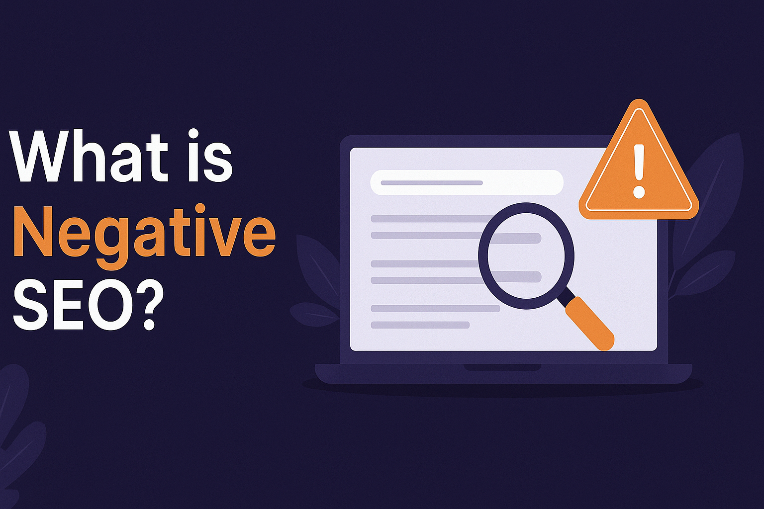 Discover what Negative SEO is, why it harms your website, how to detect it, and what actions you can take to protect your rankings and reputation.