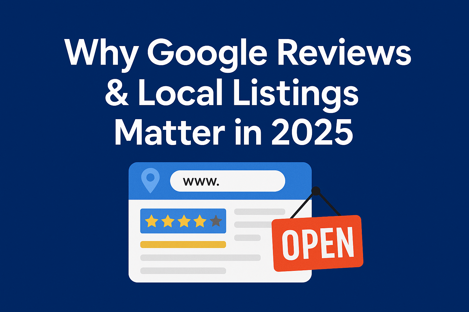 Why Google Reviews & Local Listings Matter in 2025