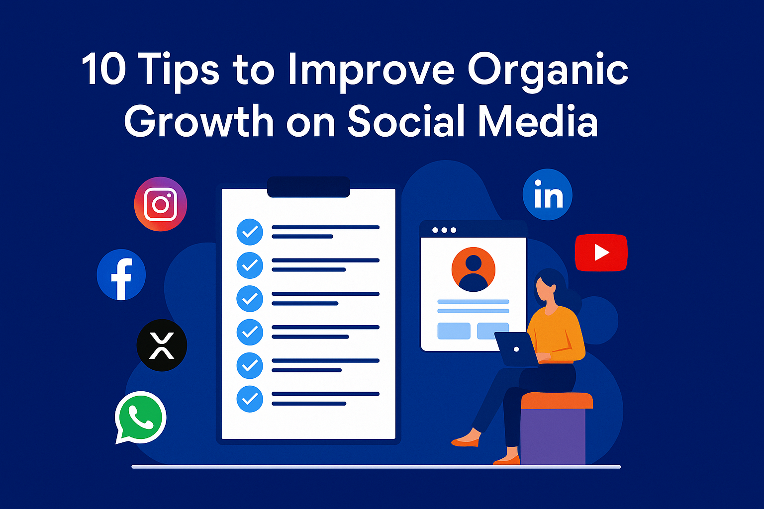 How to improve organic growth on social media: 10 tips to grow
