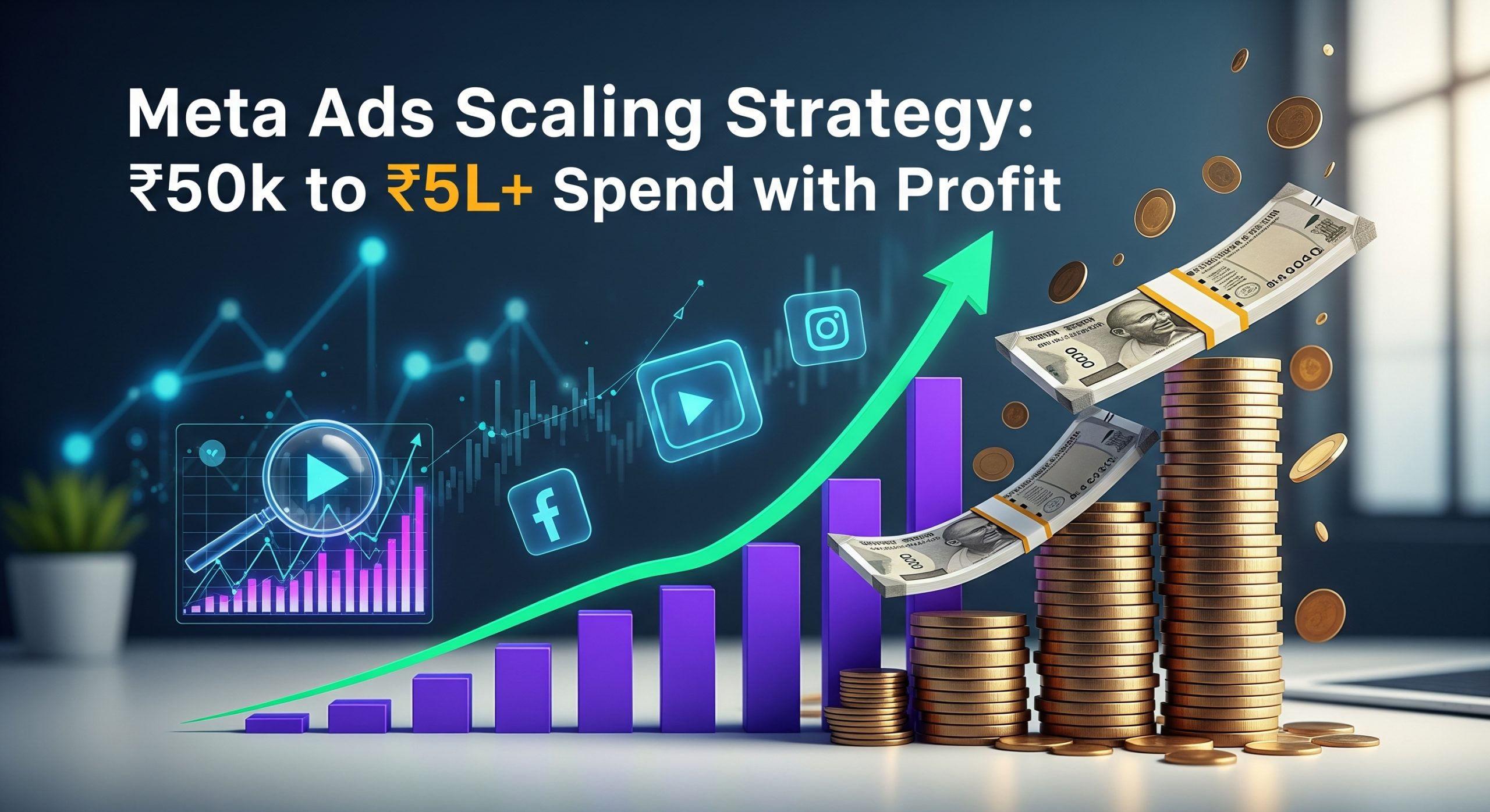 Meta Ads Scaling Strategy: Scale ₹50K to ₹5L+ With Profit
