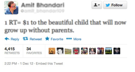 Retweeting & interacting with other accounts regularly